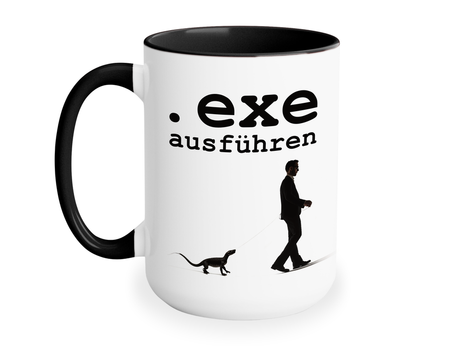 XL Tasse: "exe ausführen"