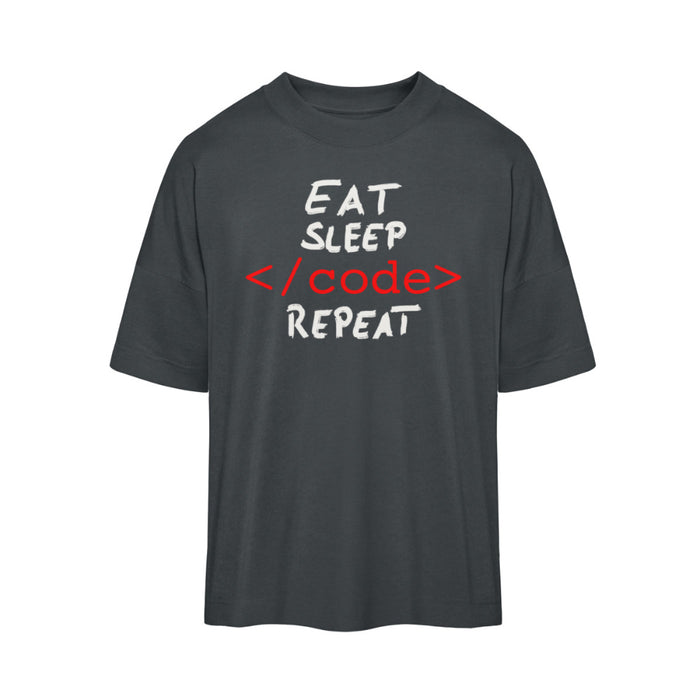 Eat Sleep Code Repeat - Oversized Shirt
