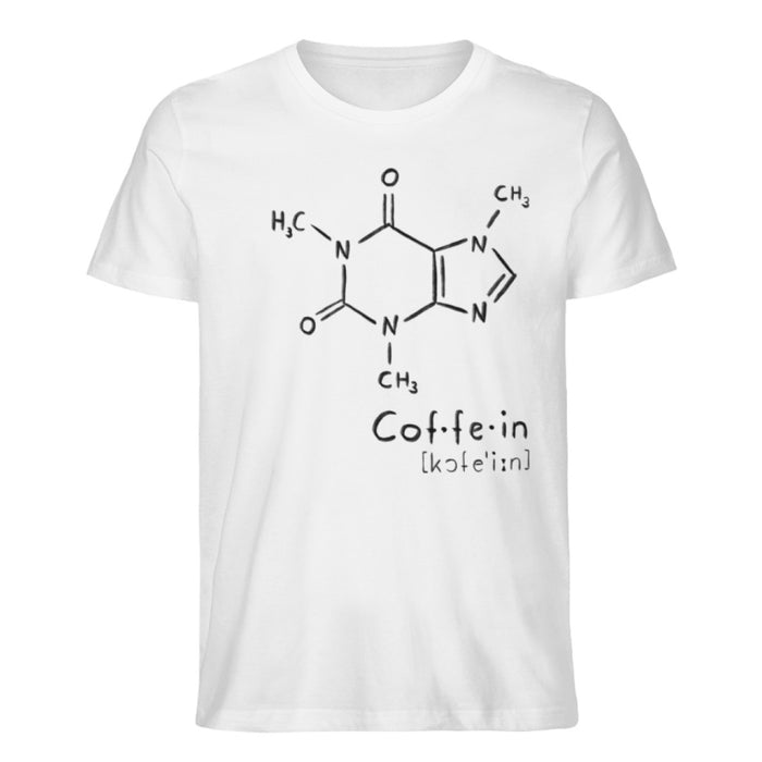 Koffein Molekül - Unisex/Damen T-Shirt