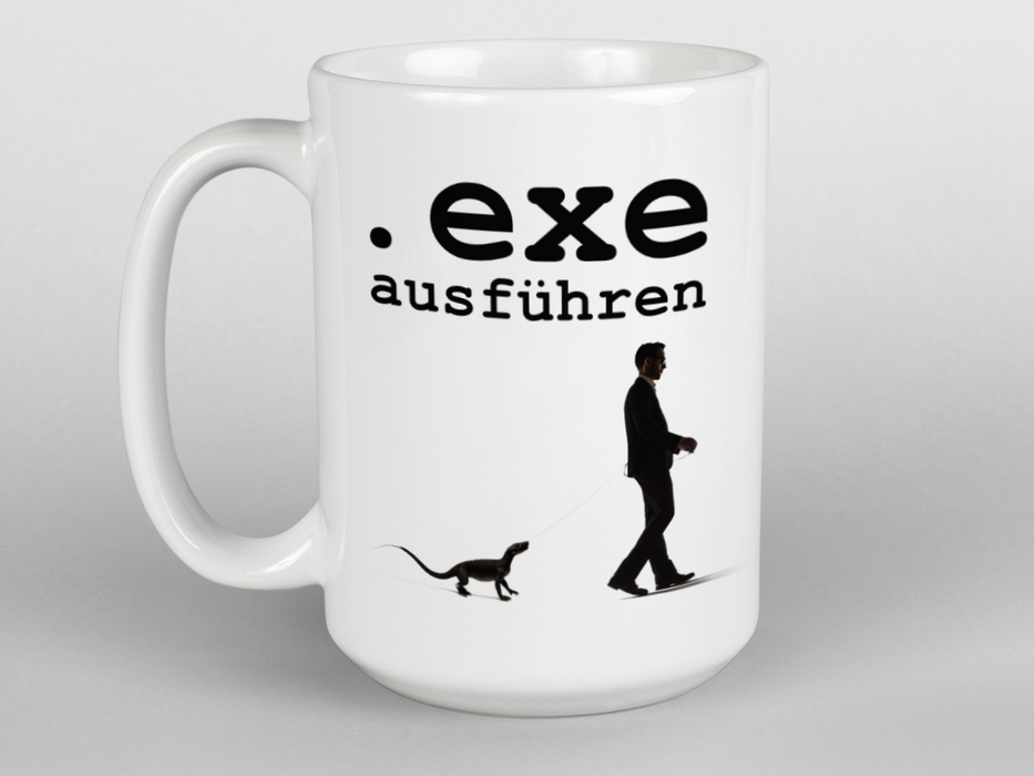 XL Tasse: "exe ausführen"